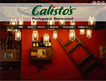 Tablet Screenshot of calistos.co.za